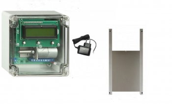 automatische Hhnerklappe JT-HK mit Netzteil und Zeitschaltuhr und mit Hhnerklappe 50 x 50 cm